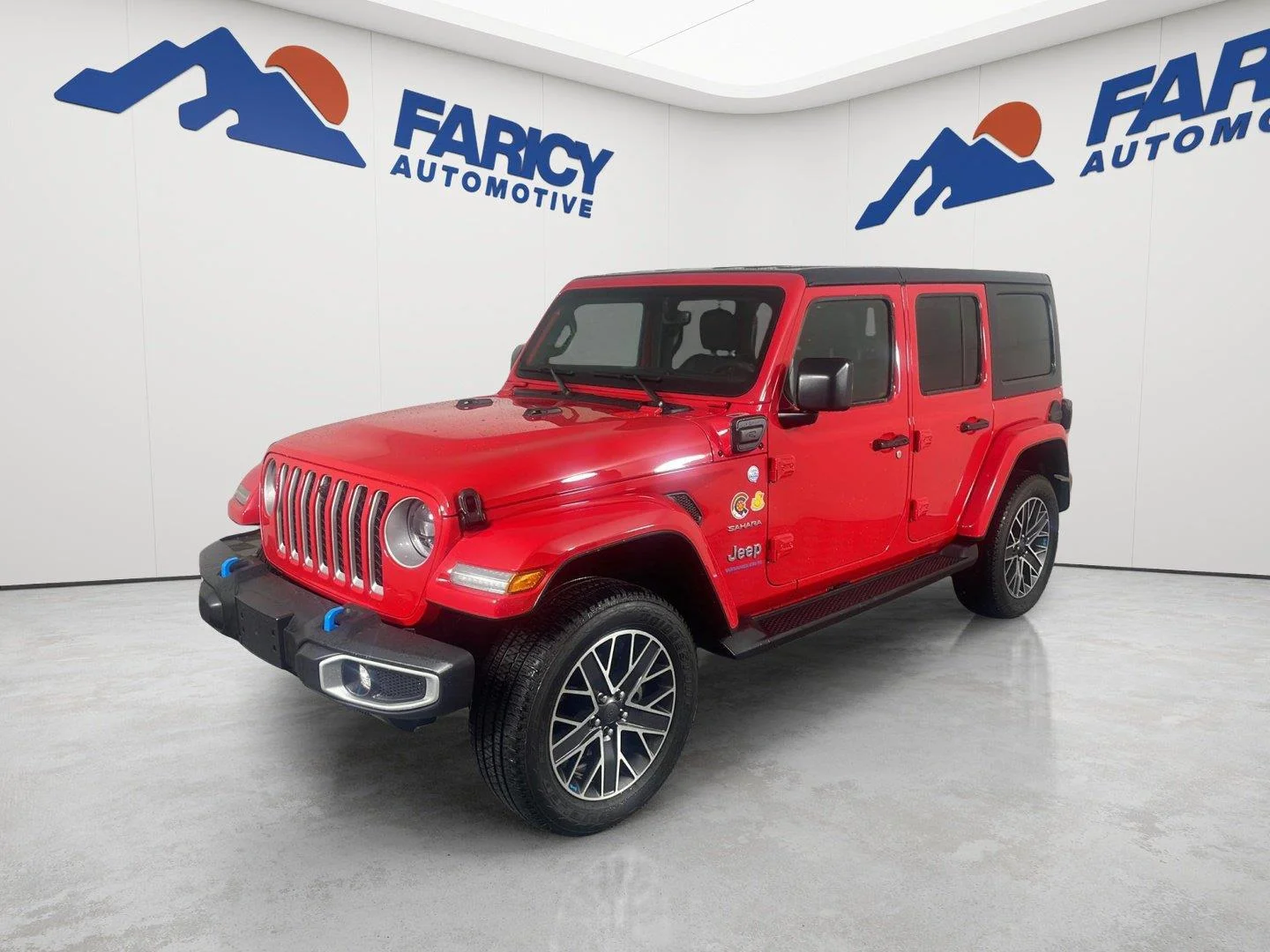 Used 2023 Firecracker Red Clearcoat Jeep Sahara image 1