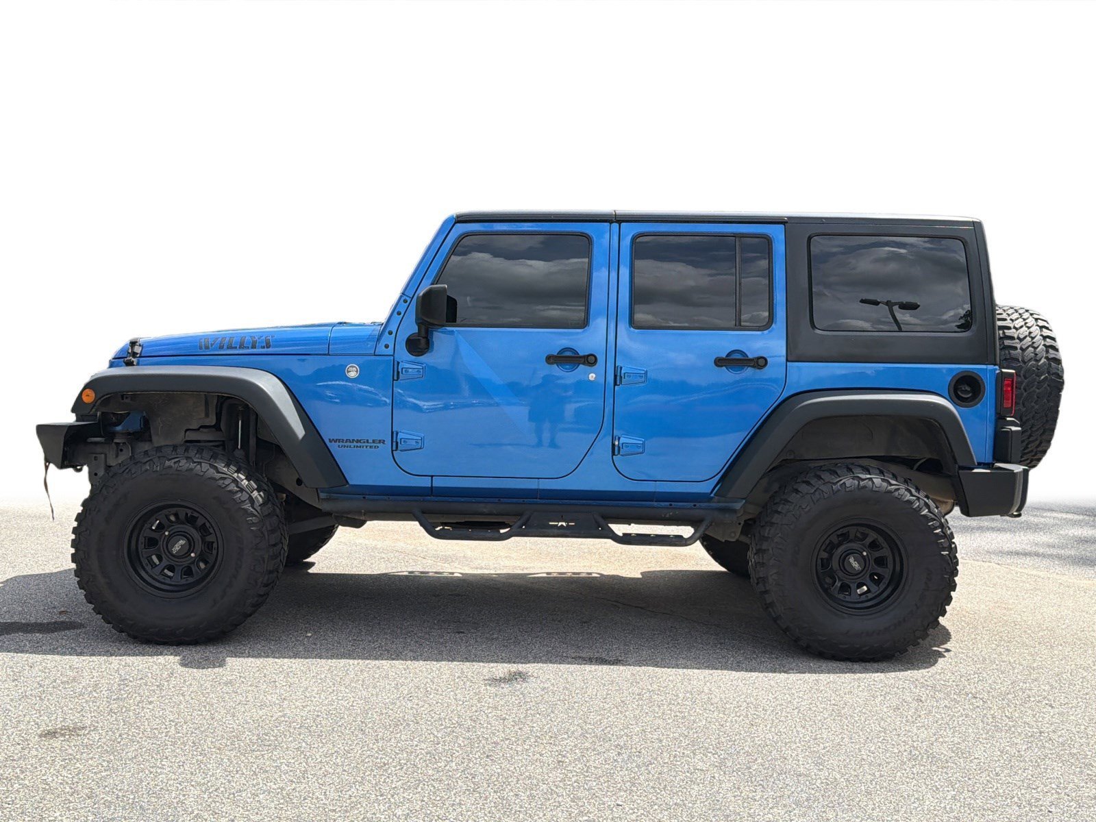 Used 2016 Hydro Blue Pearlcoat Jeep Willys Wheeler image 16