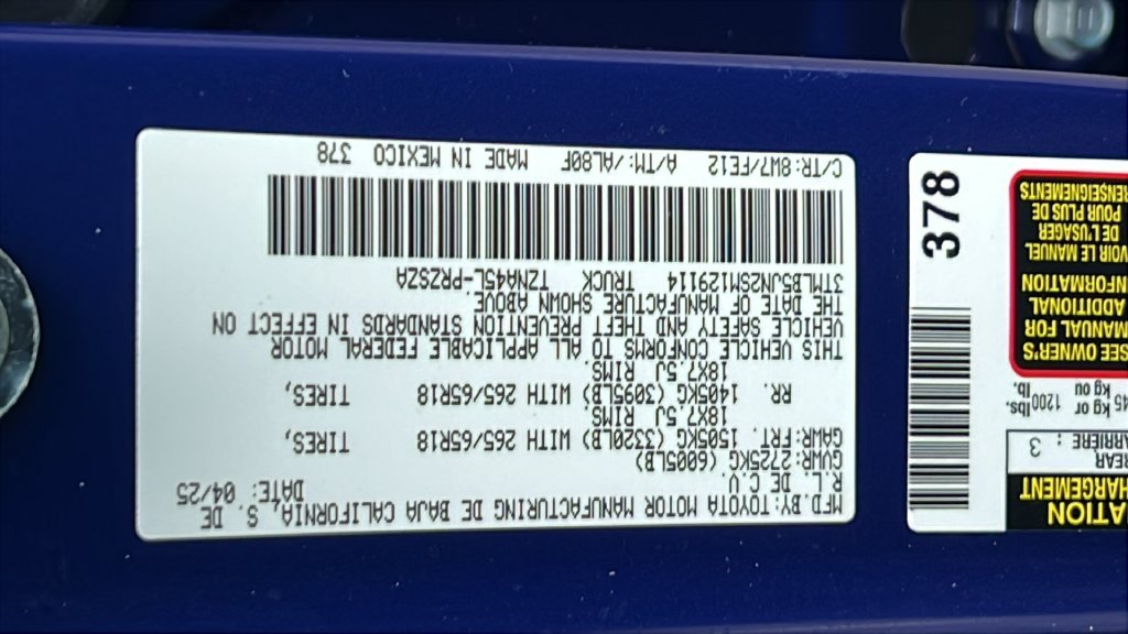 Used 2025 Blue Toyota TRD Sport image 23
