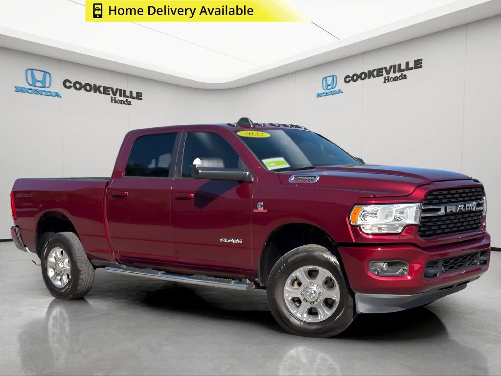 Used 2022 Delmonico Red Pearlcoat Ram Big Horn image 1