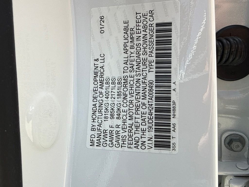 Certified Used 2026 Platinum White Pearl Acura Base image 27