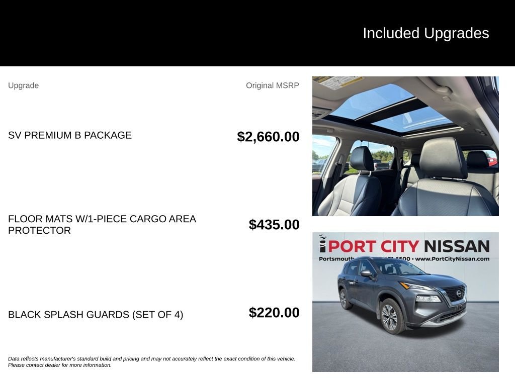 Used 2023 Gun Metallic Nissan SV PREMIUM W/HEATED SEATS & PANORAMIC ROOF image 6