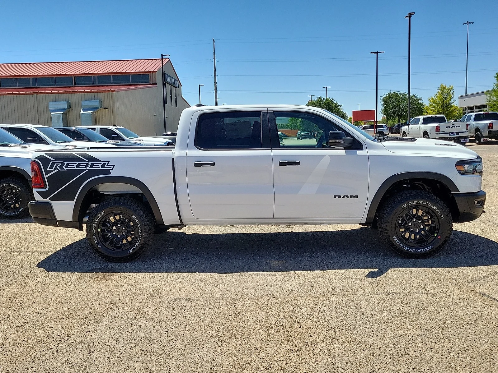 New 2026 PW7 Bright Whit Ram REBEL CREW CAB 4X4 5