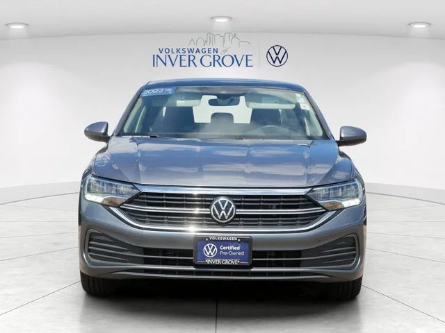 Certified 2022 Volkswagen Jetta SE with VIN 3VW7M7BU7NM000378 for sale in Inver Grove Heights, Minnesota