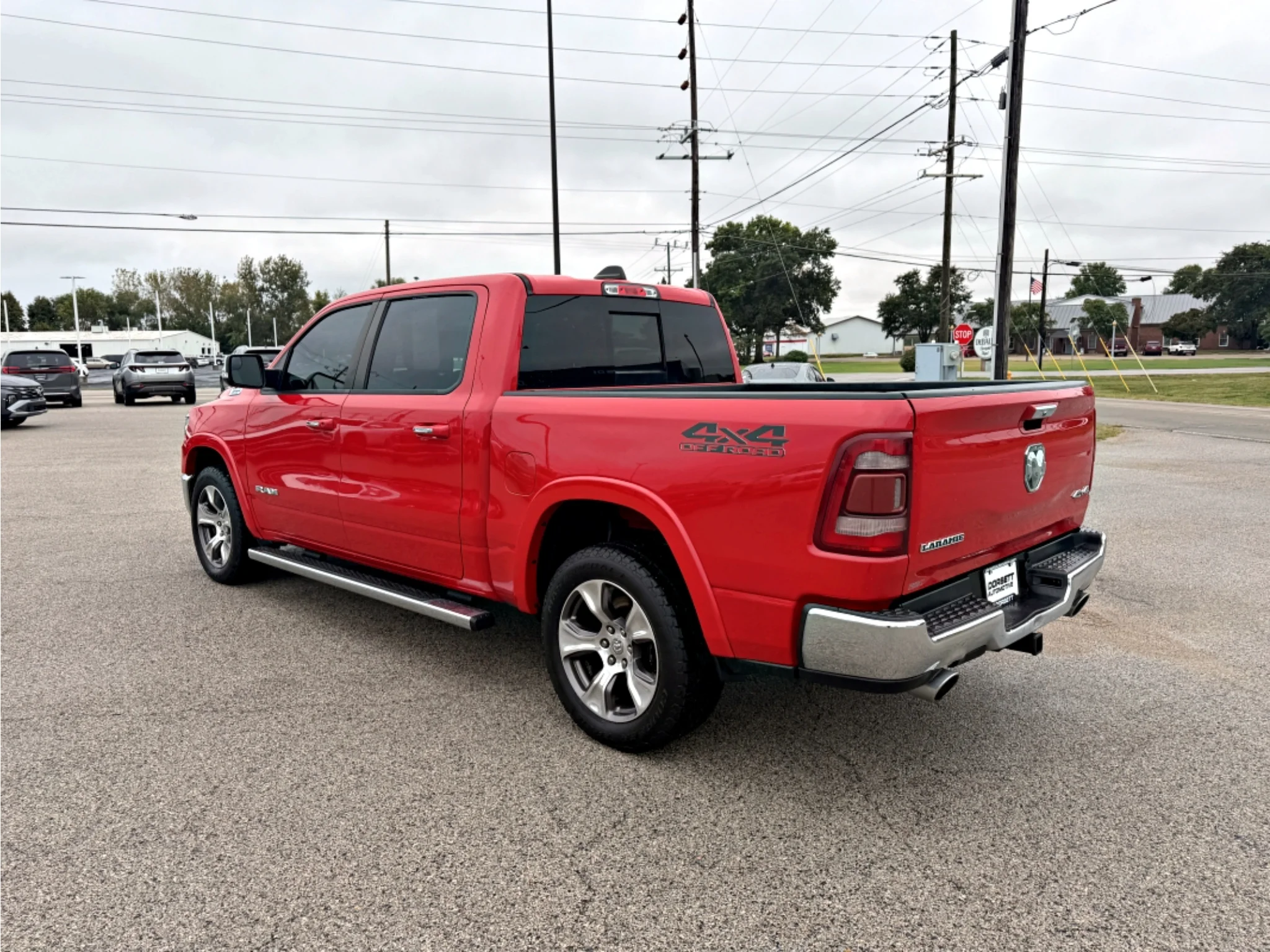 Used 2020 Flame Red Clearcoat Ram Laramie image 8