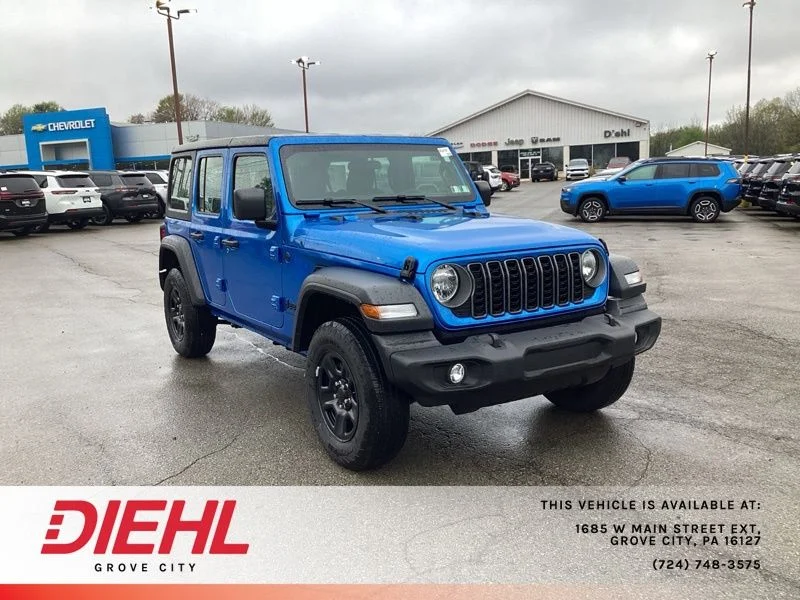New 2026 Hydro Blue Pearl-Coat Exterior Paint Jeep Sport image 1