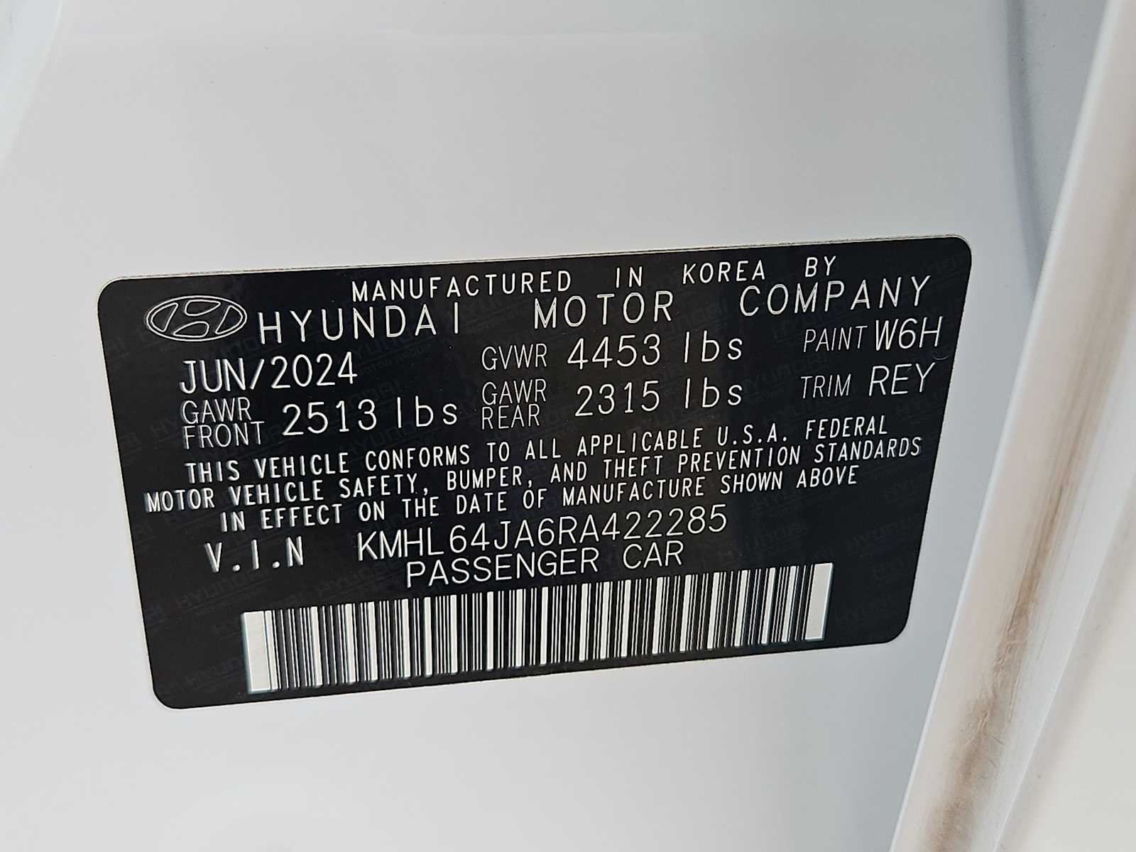 Certified Used 2024 Serenity White Hyundai SEL image 35