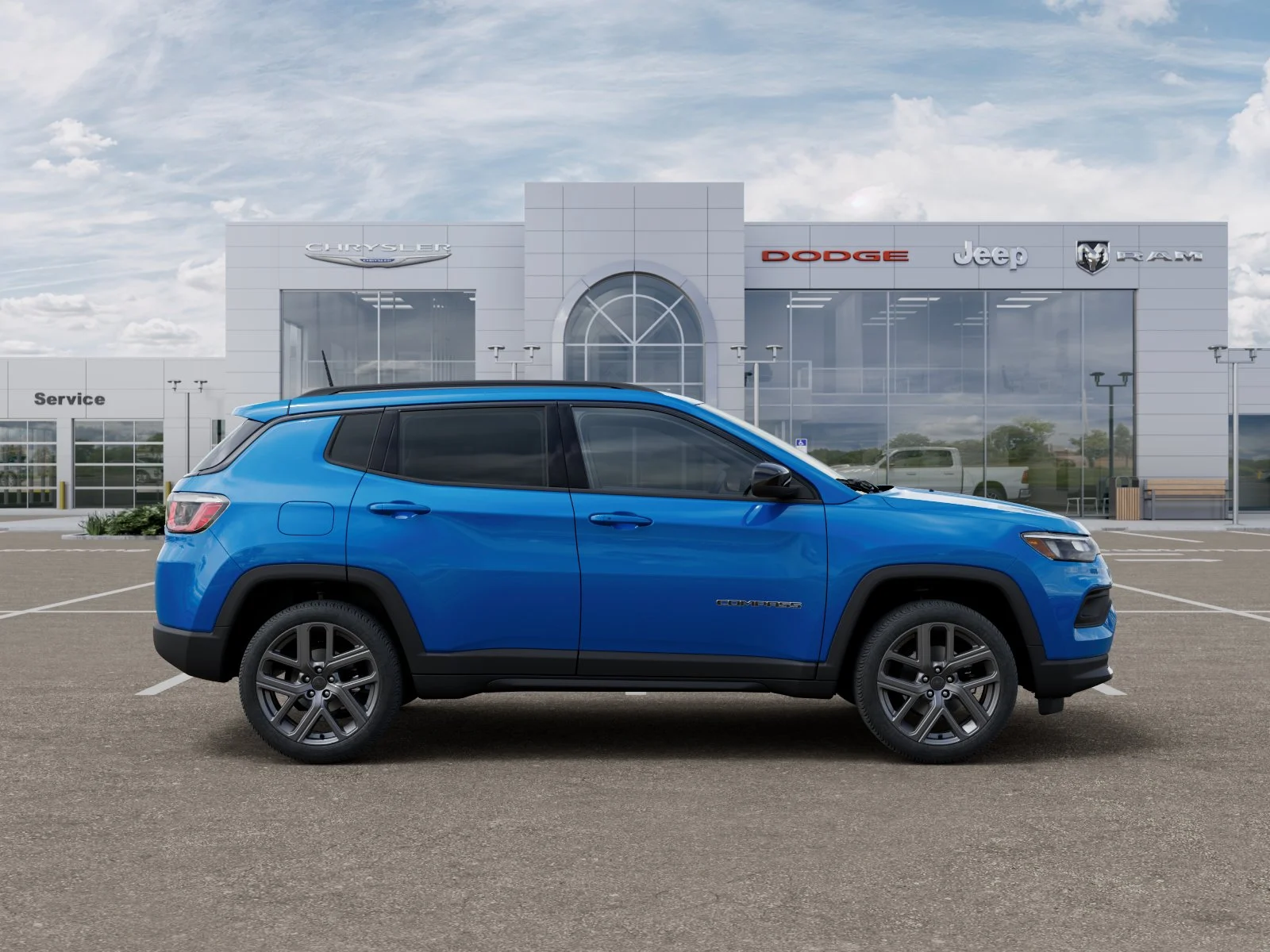 New 2026 Hydro Blue Pearl-Coat Exterior Paint Jeep Latitude Altitude image 22