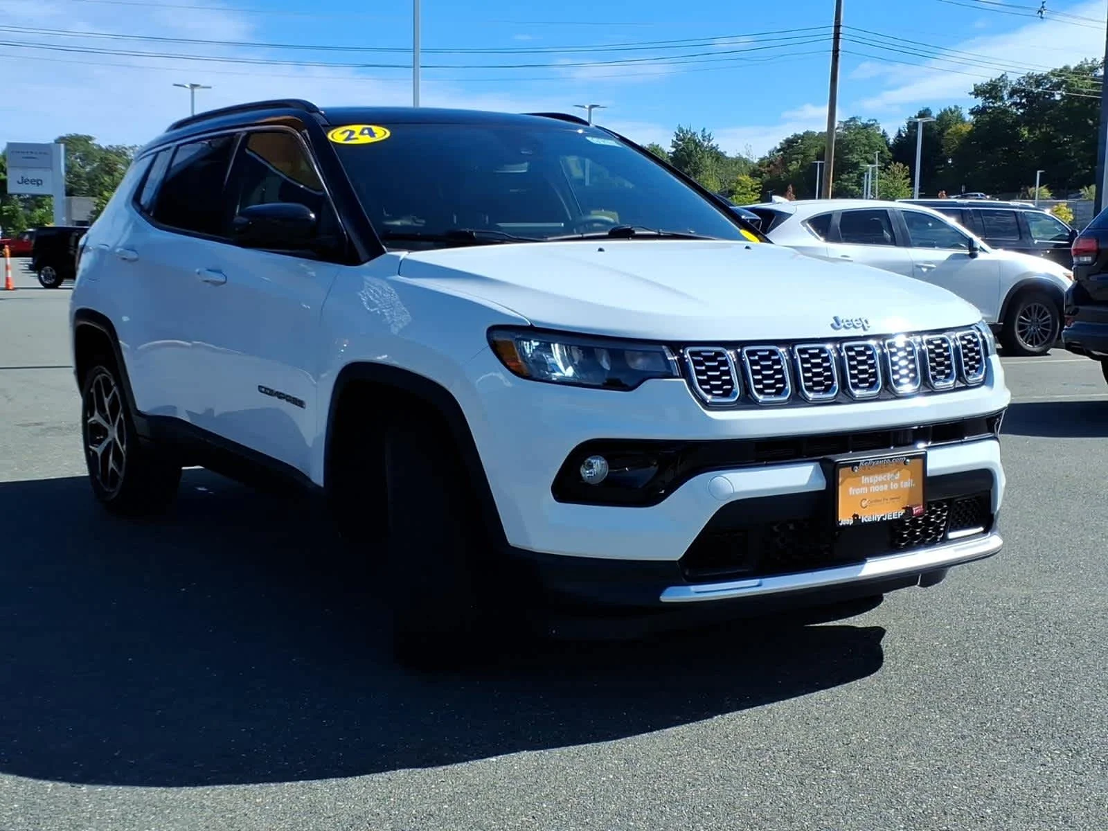 Certified Used 2024 Bright White Clearcoat Jeep Limited image 5