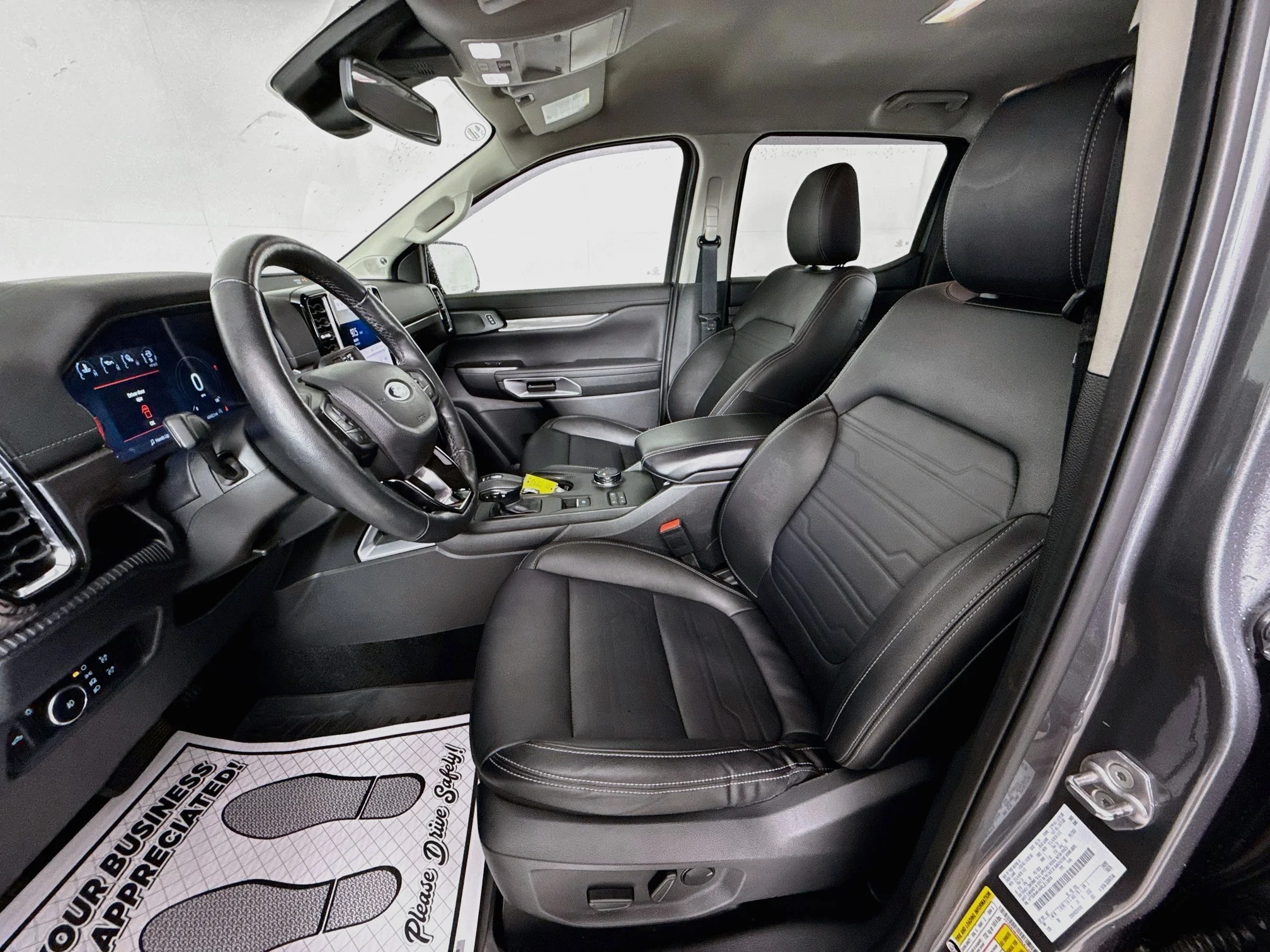 Used 2024 Carbonized Gray Metallic Ford LARIAT image 2
