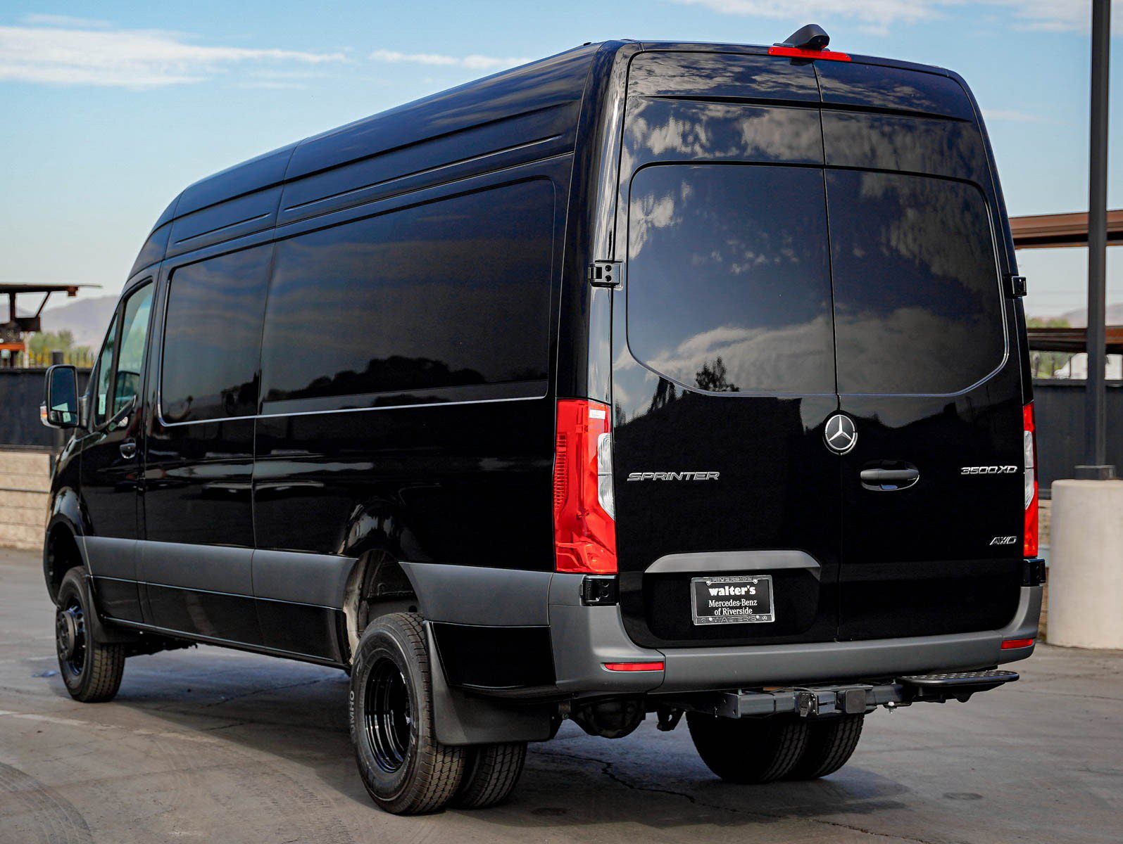 New 2026 Jet Black Mercedes-Benz 3500XD High Roof I4 Diesel HO 170 AWD image 4