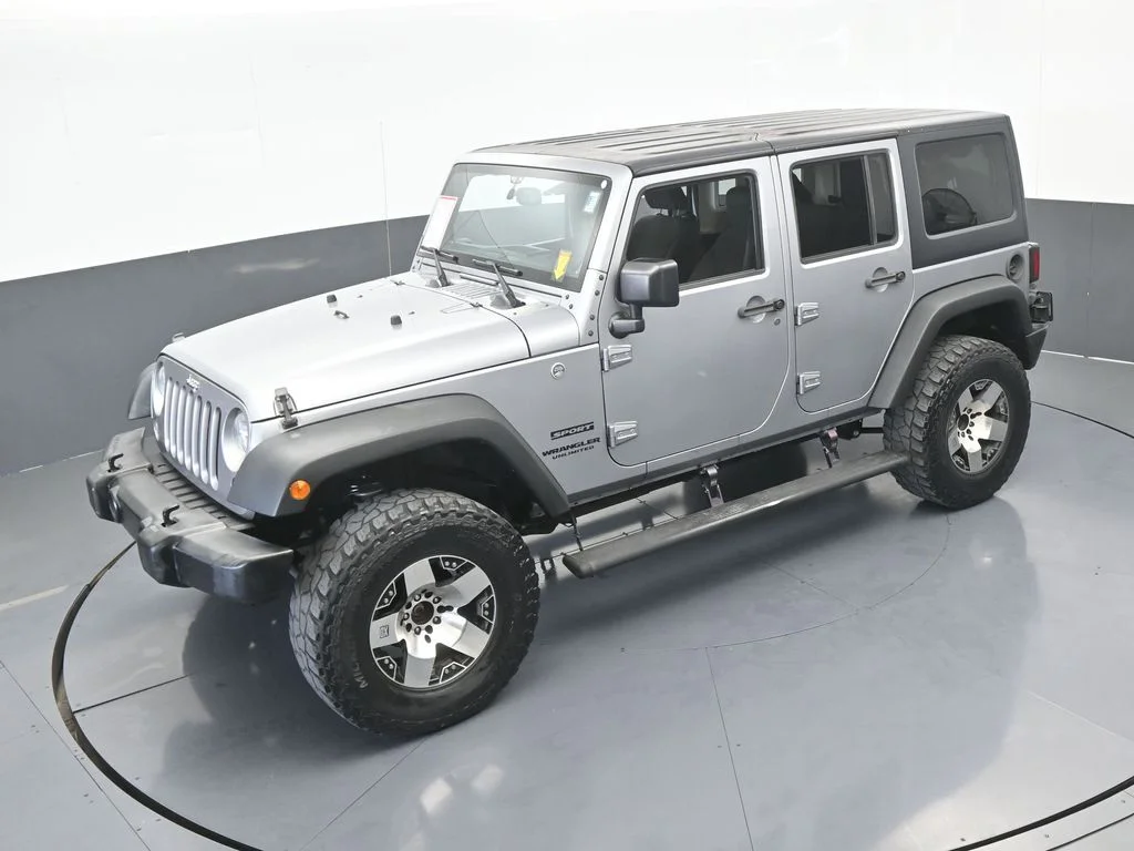 Used 2016 Billet Silver Metallic Clearcoat Jeep Unlimited Sport image 46