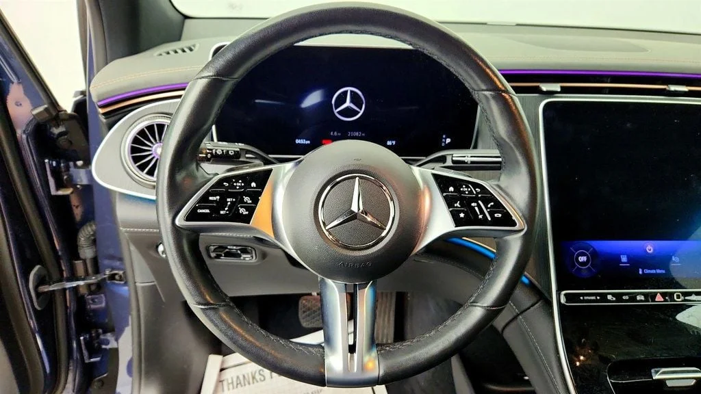 Used 2023 Twilight Blue Metallic Mercedes-Benz EQE 350 4MATIC® SUV w/ Ventilated Nappa Leather Seats image 12