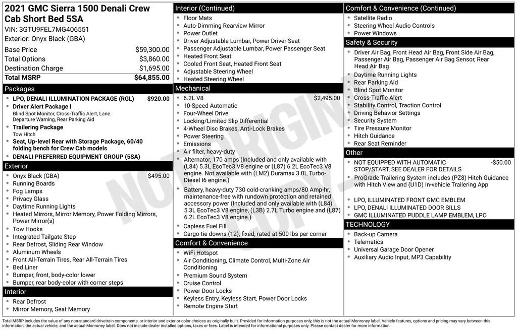 2021 GMC Sierra 4WD Crew Cab Short Box Denali's photo