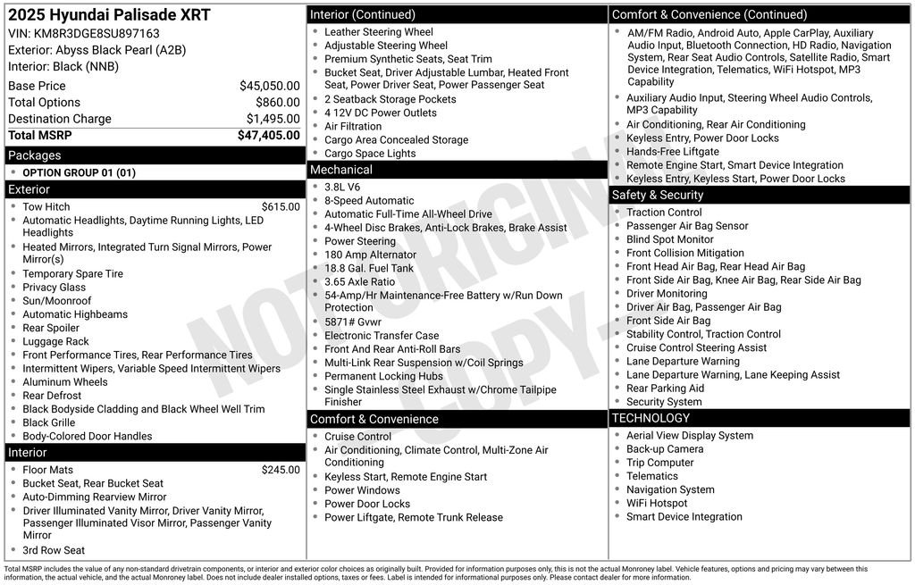 Certified Used 2025 Black Hyundai XRT image 10