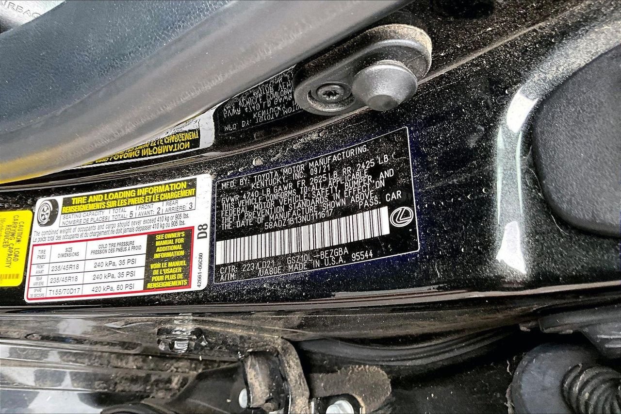 Used 2022 Caviar Lexus ES 350 image 3