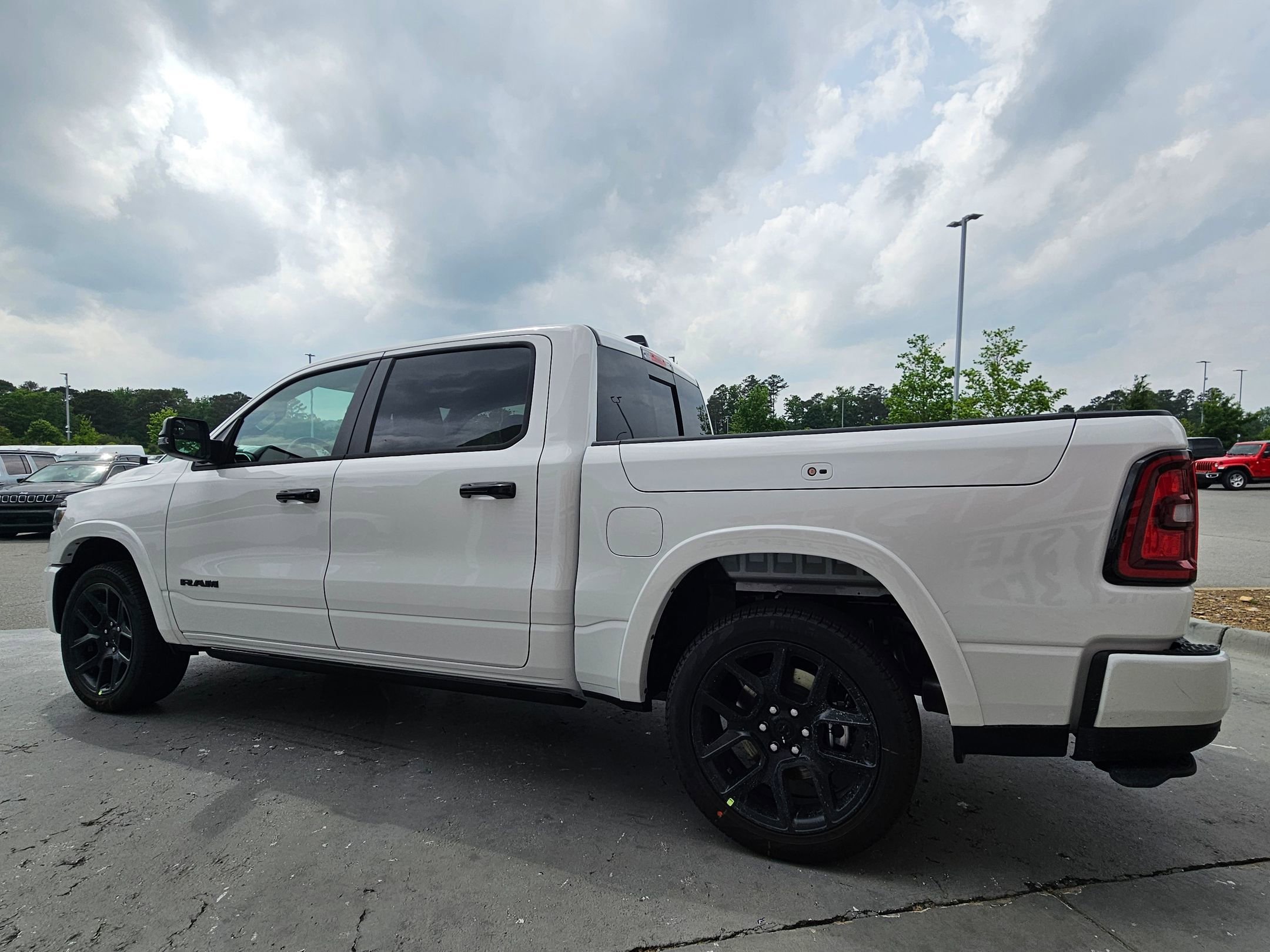 New 2026 Bright White Clear-Coat Exterior Paint RAM Laramie image 5