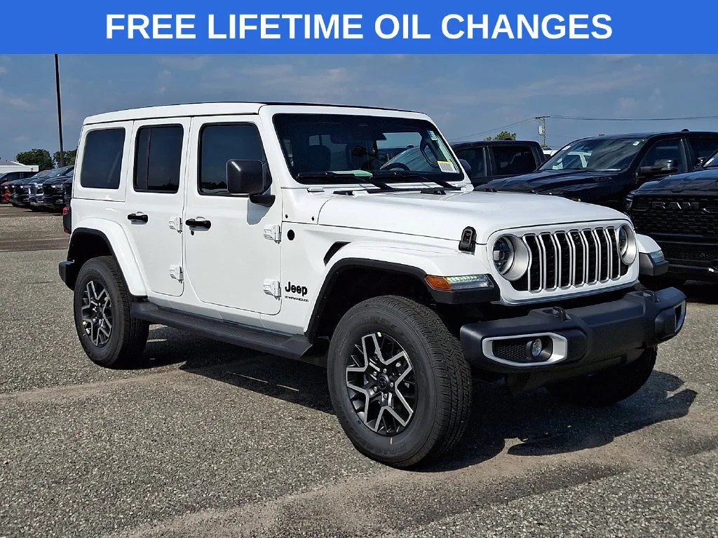 New 2027 Bright White Clearcoat Jeep Sahara image 1