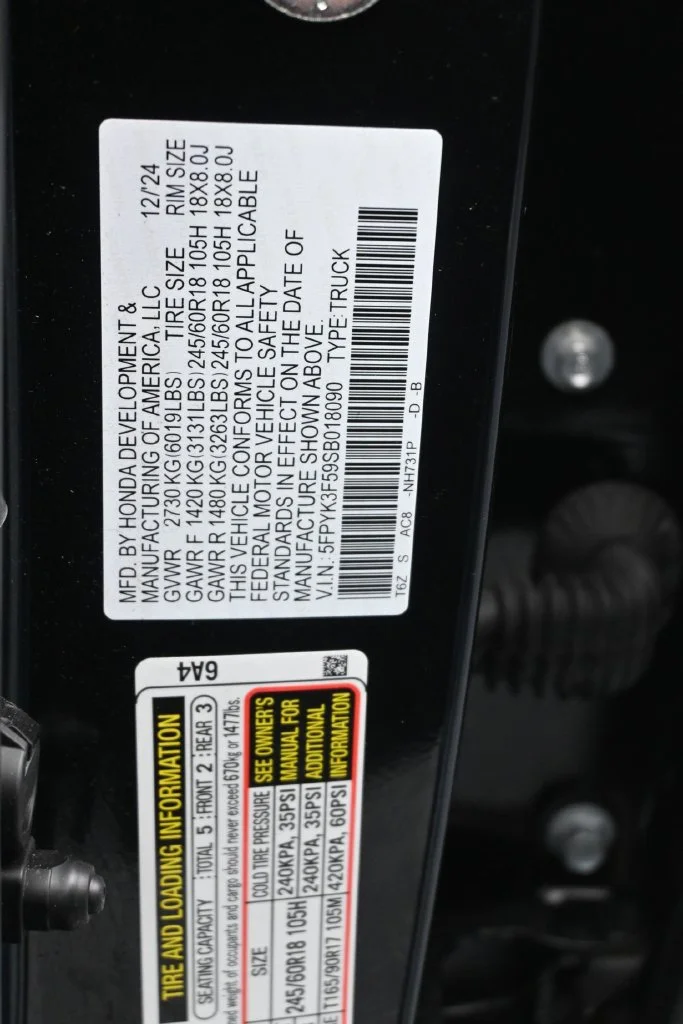 Used 2025 Black Honda RTL AWD image 23
