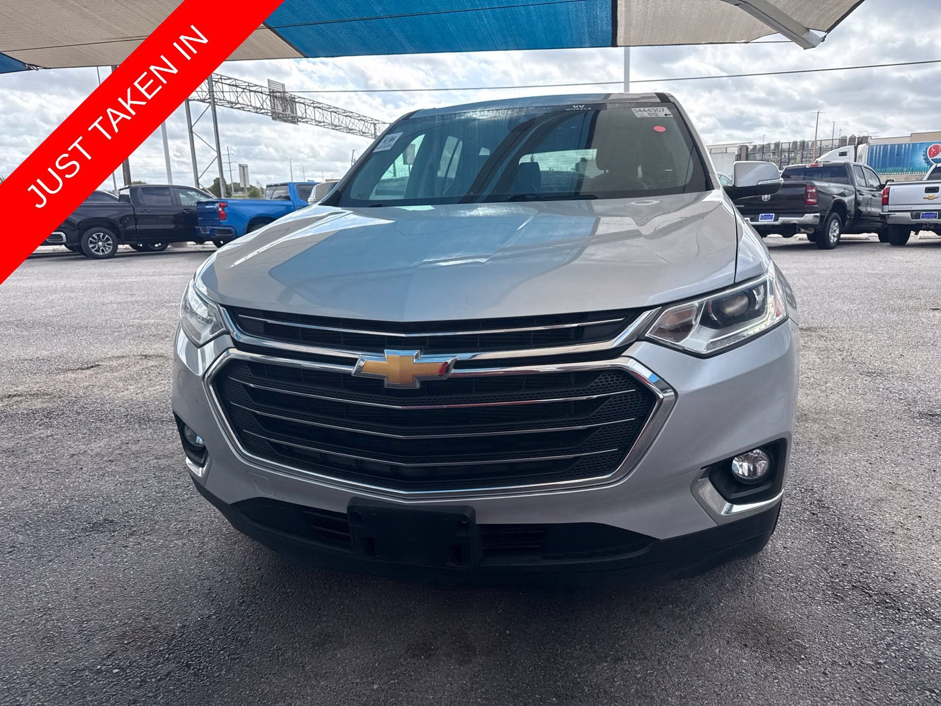 Used 2021 SILVER ICE METALLIC Chevrolet LT Leather image 2