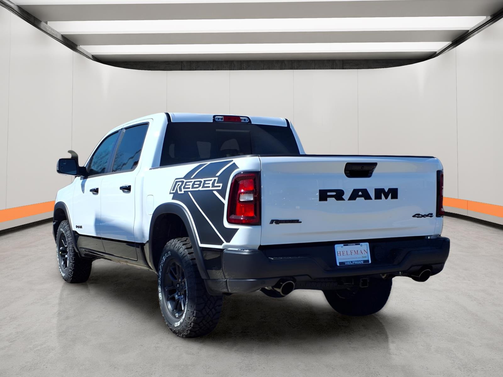 New 2026 Bright White Clear-Coat Exterior Paint RAM Rebel image 4