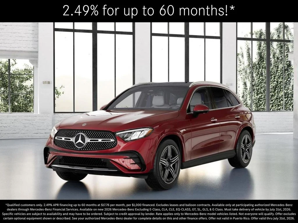 New 2026 MANUFAKTUR Patagonia Red Metallic Mercedes-Benz GLC 300 image 40