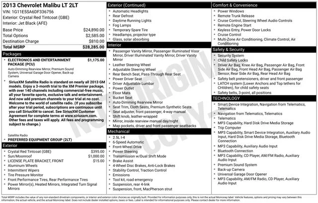 Used 2013 Red Chevrolet LT image 8