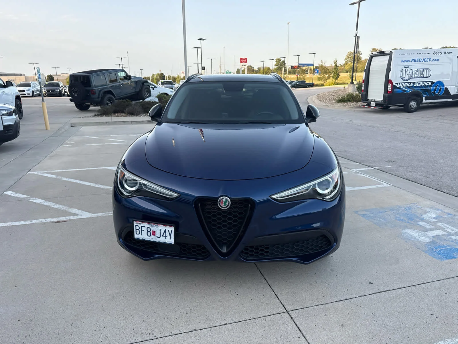 Used 2019 BLUE Alfa Romeo Sport image 2