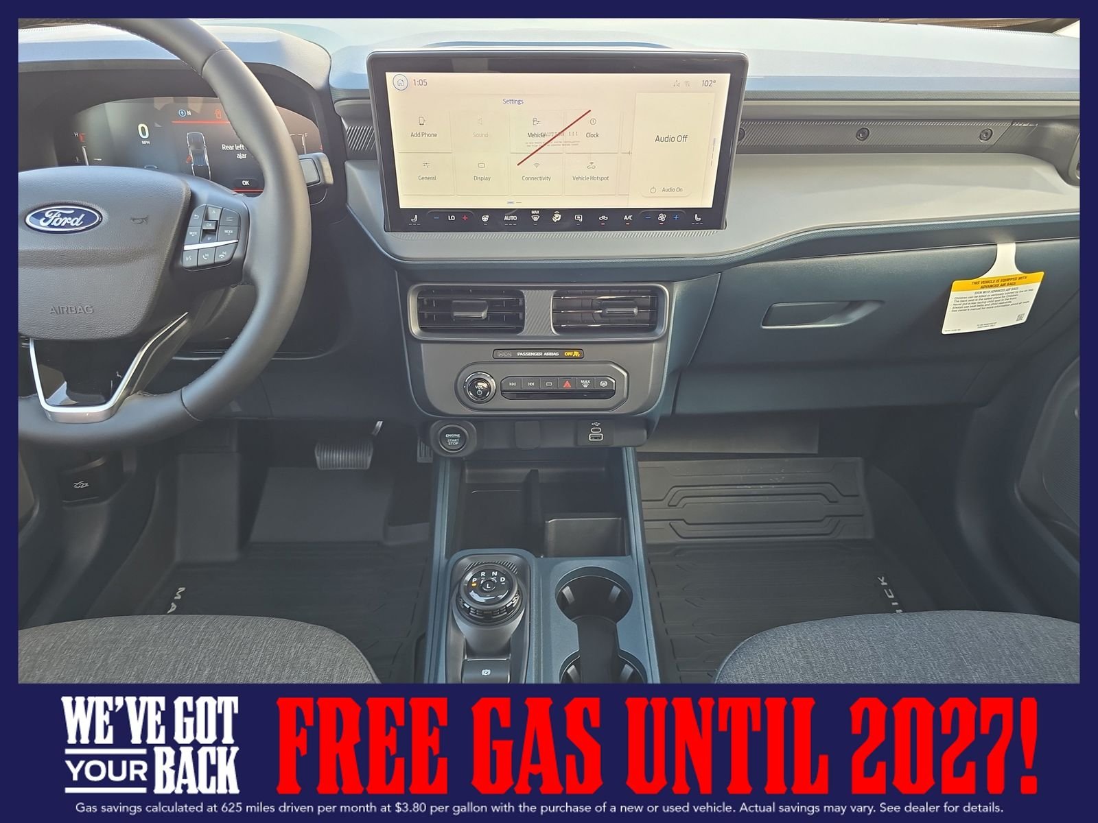 New 2025 Azure Gray Metallic Tri-Coat Ford XLT image 12
