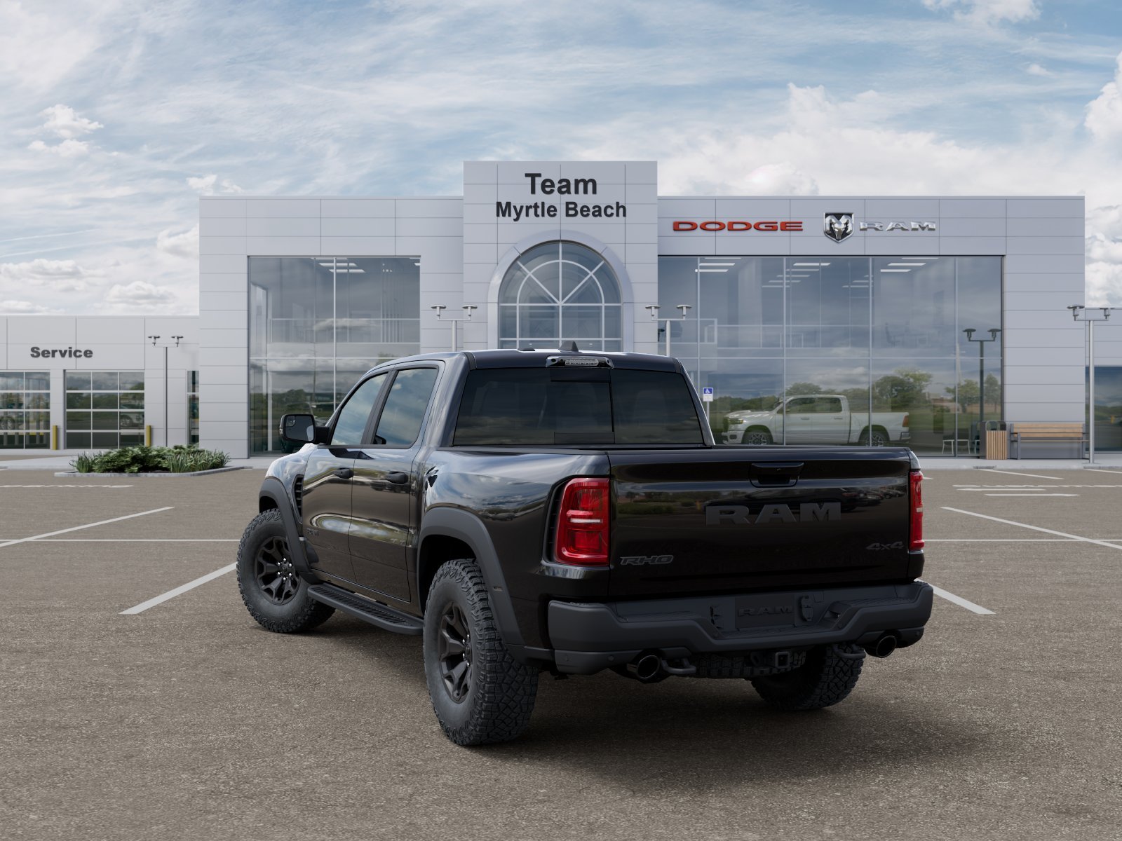 New 2026 Diamond Black Crystal Pearl-Coat Exterior Paint RAM RHO image 30