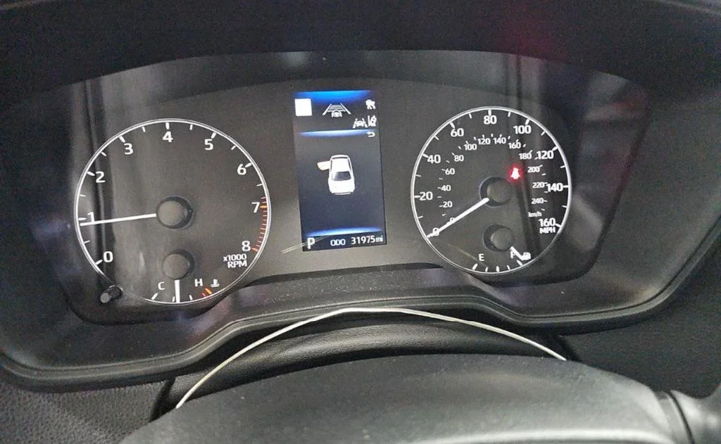 Used 2023 Blue Toyota LE image 12