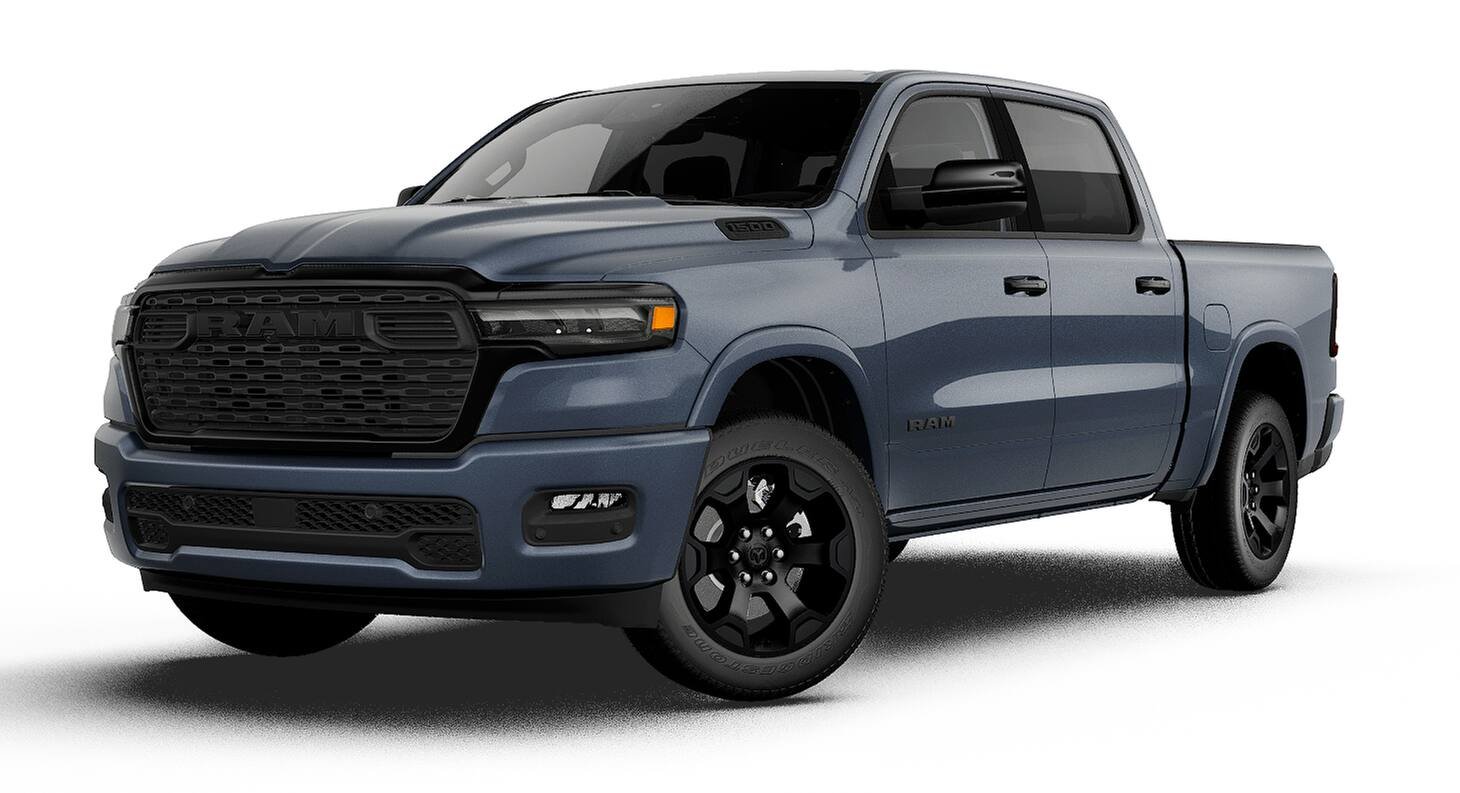 New 2027 Forged Blue Metallic Exterior Paint RAM BIG HORN image 13
