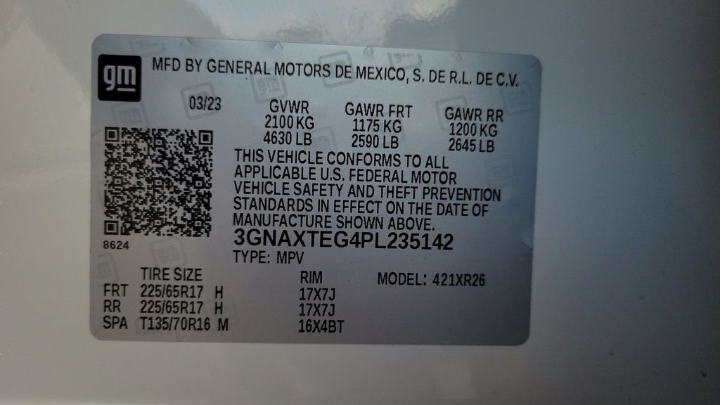 Used 2023 White Chevrolet LT image 23