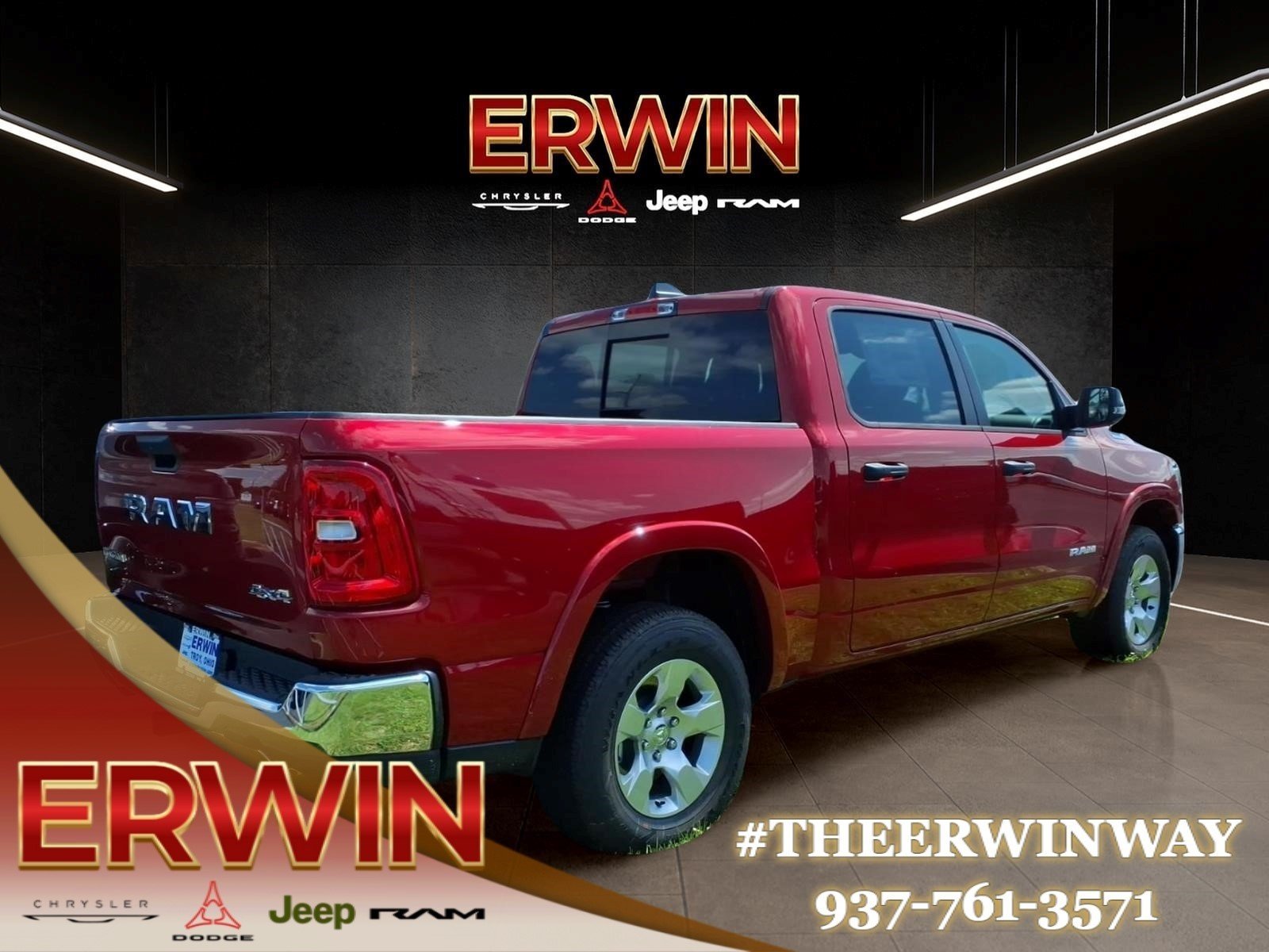 New 2026 Molten Red Pearlcoat RAM Big Horn image 5