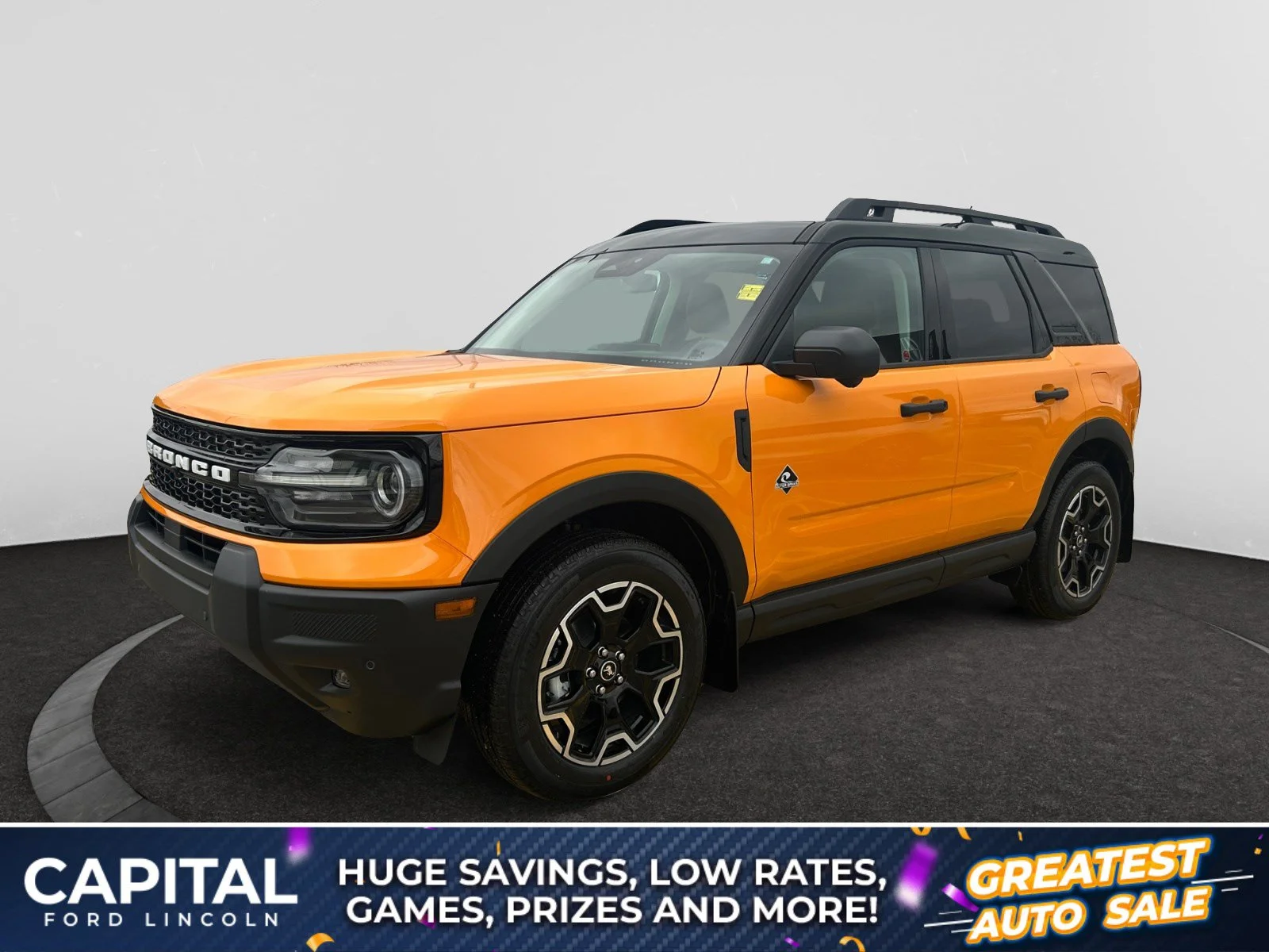 New 2026 Orange Fury Metallic Tri-Coat Ford Outer Banks image 1