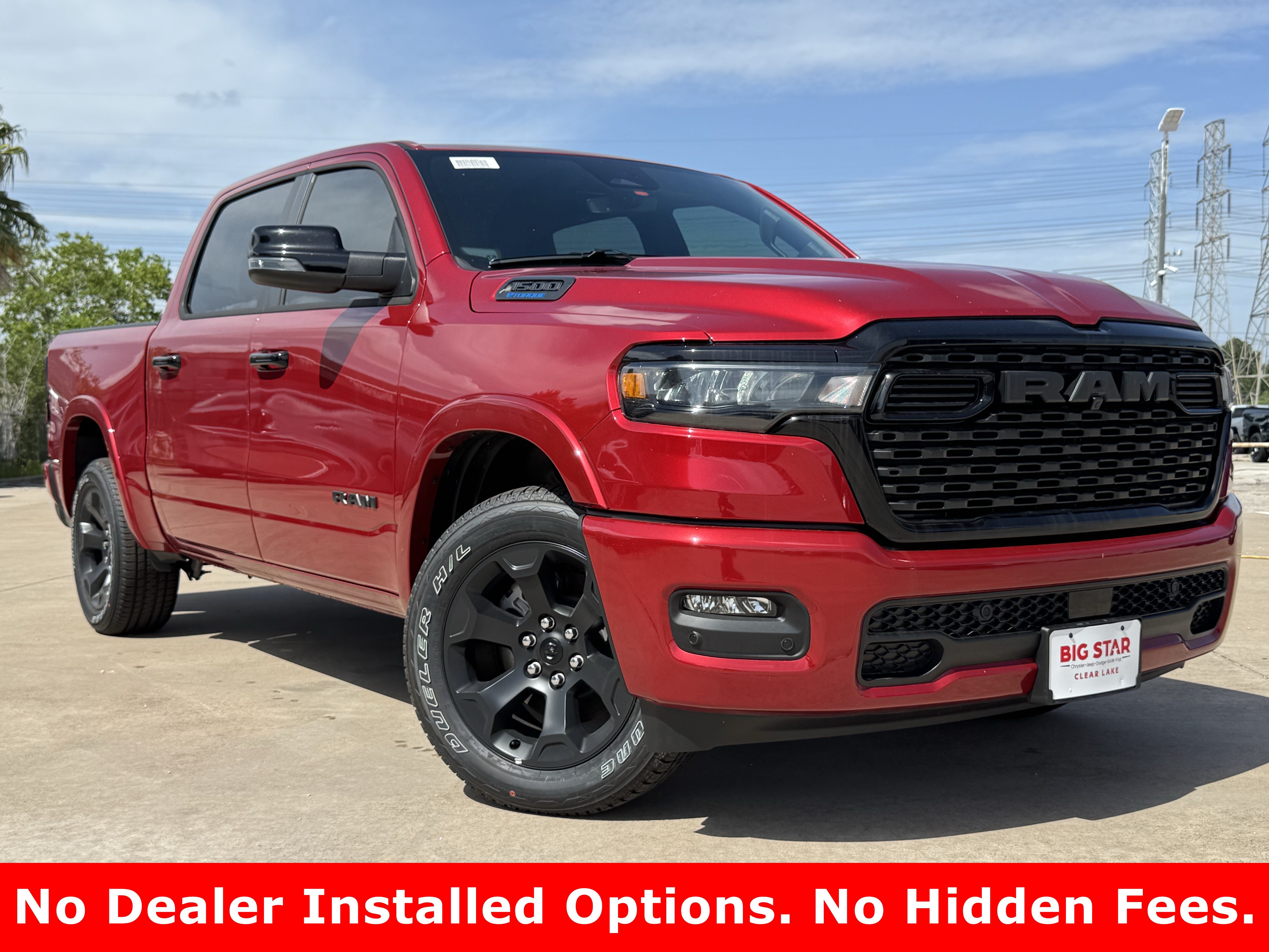 New 2026 Molten Red Pearlcoat RAM Lone Star image 2