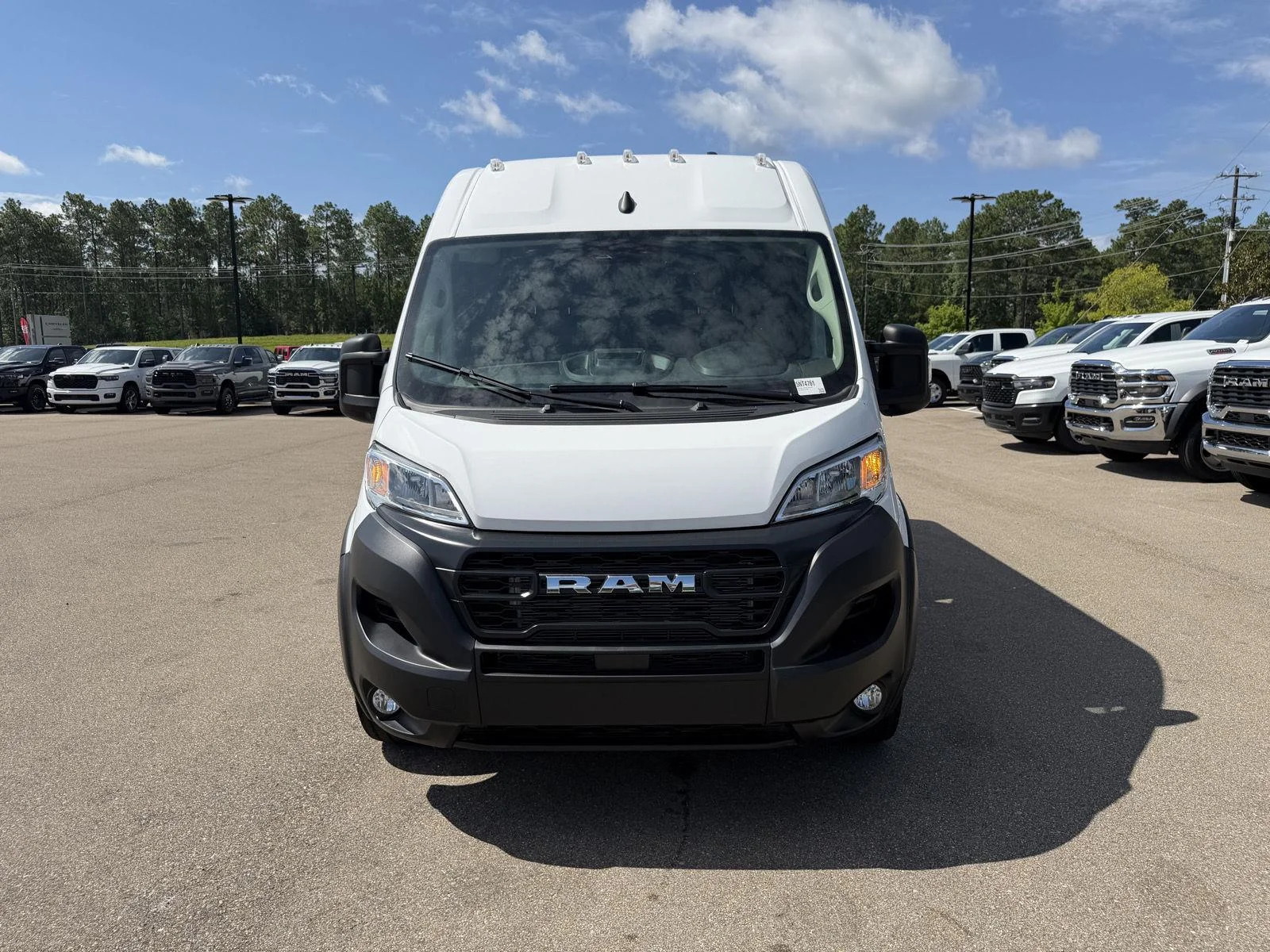 New 2026 Bright White Clear-Coat Exterior Paint RAM Tradesman image 2