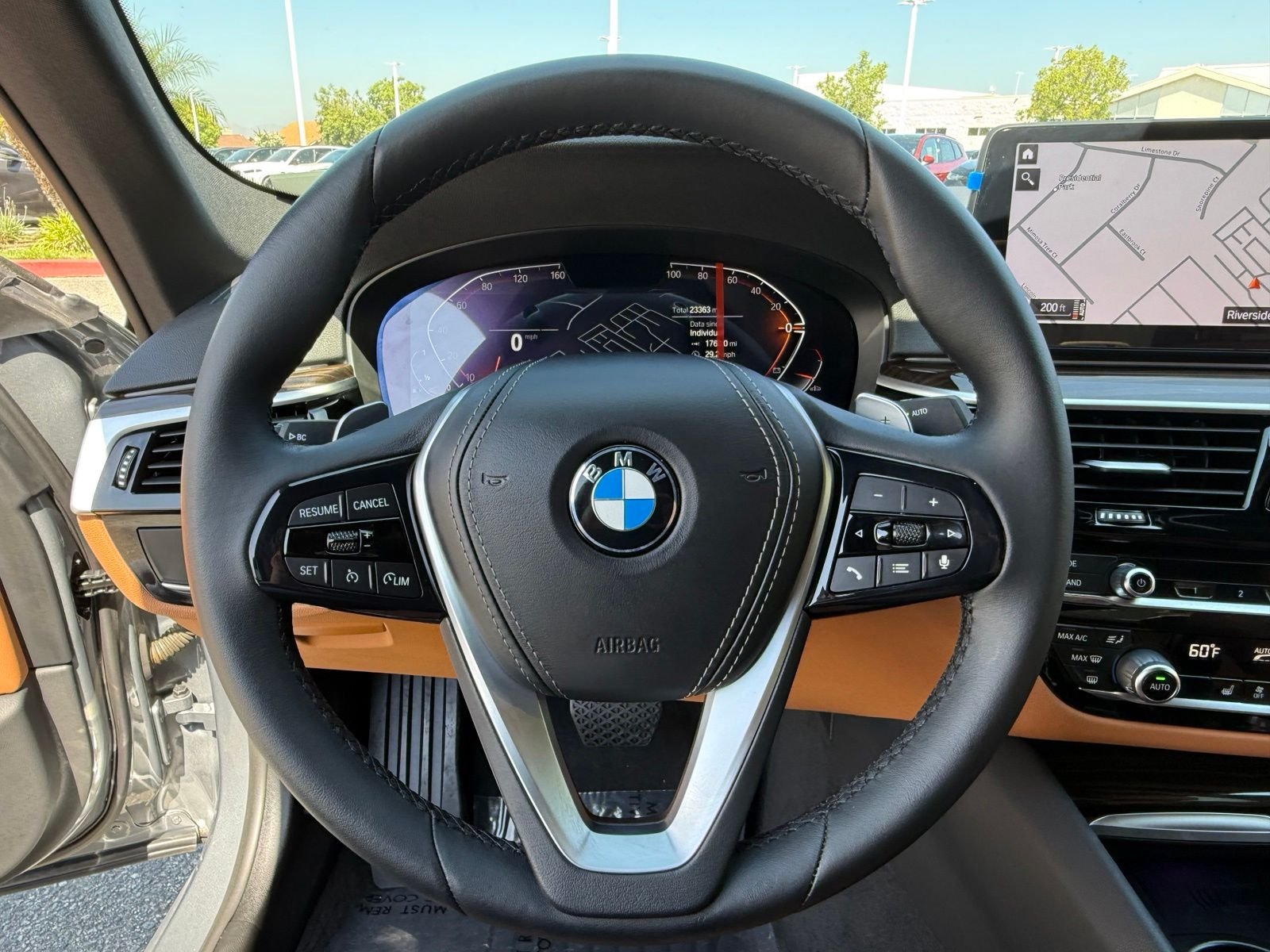 Certified Used 2023 Skyscraper Grey Metallic BMW 540i image 24