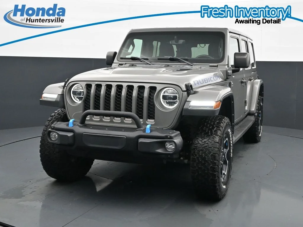 Used 2022 Gray Clearcoat Jeep Unlimited Rubicon 4xe image 3