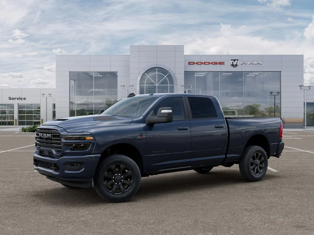 New 2026 Forged Blue Metallic Exterior Paint RAM Laramie image 2