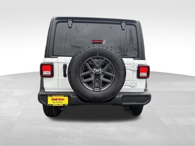 New 2026 Bright White Clear-Coat Exterior Paint Jeep Sport S image 6