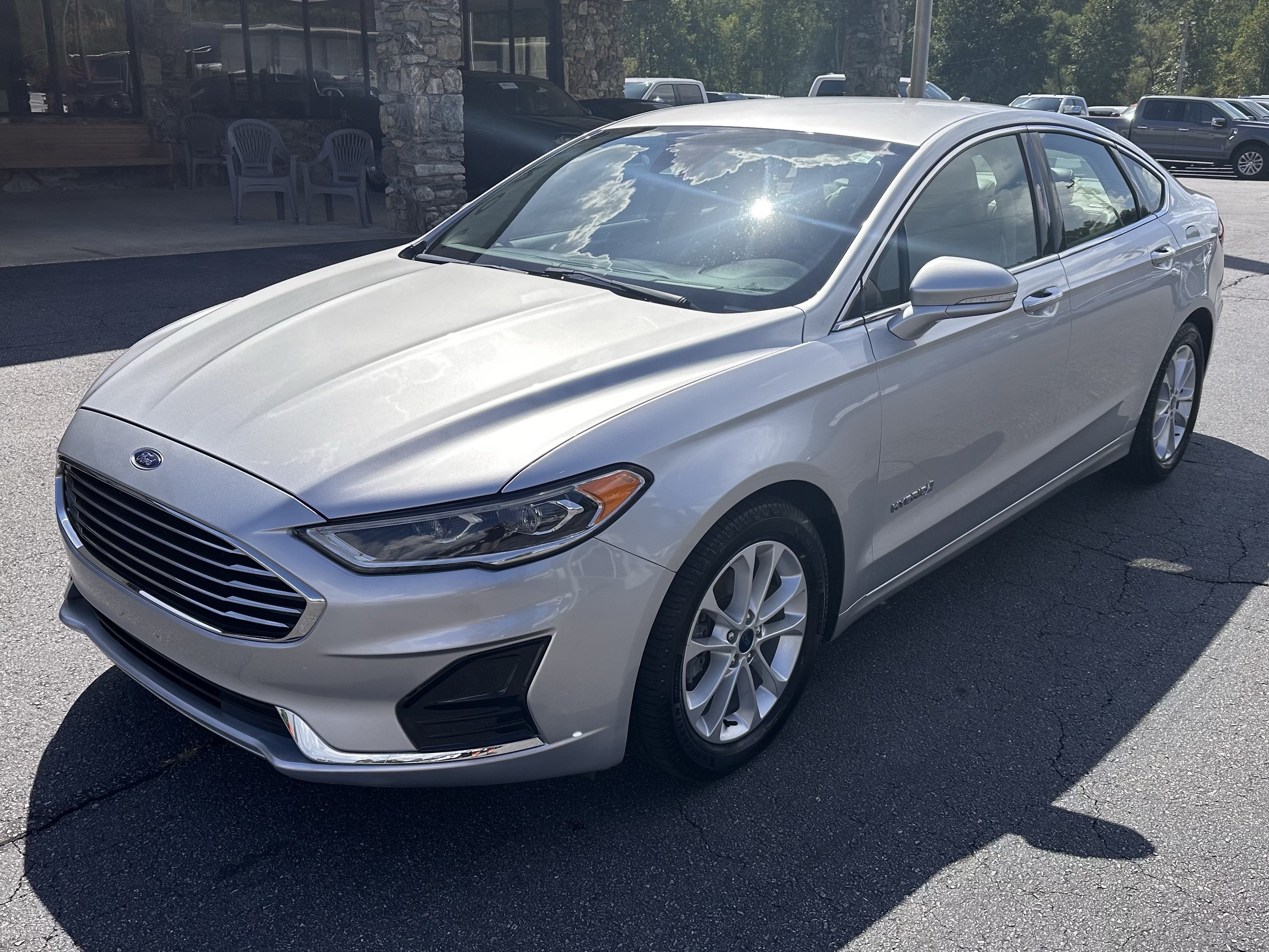 Used 2019 Ford Fusion Hybrid SEL with VIN 3FA6P0MU0KR136902 for sale in Hayesville, NC