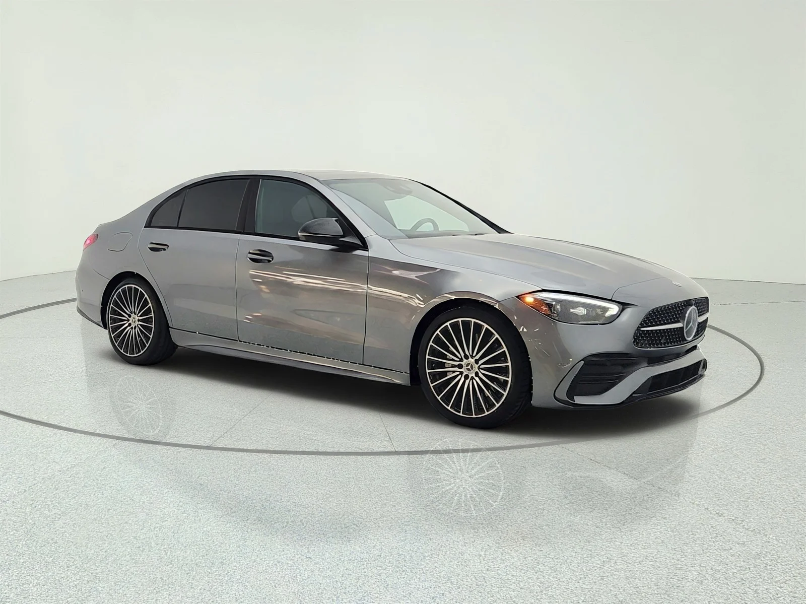 Used 2022 Selenite Grey Metallic Mercedes-Benz C 300 Sedan image 3