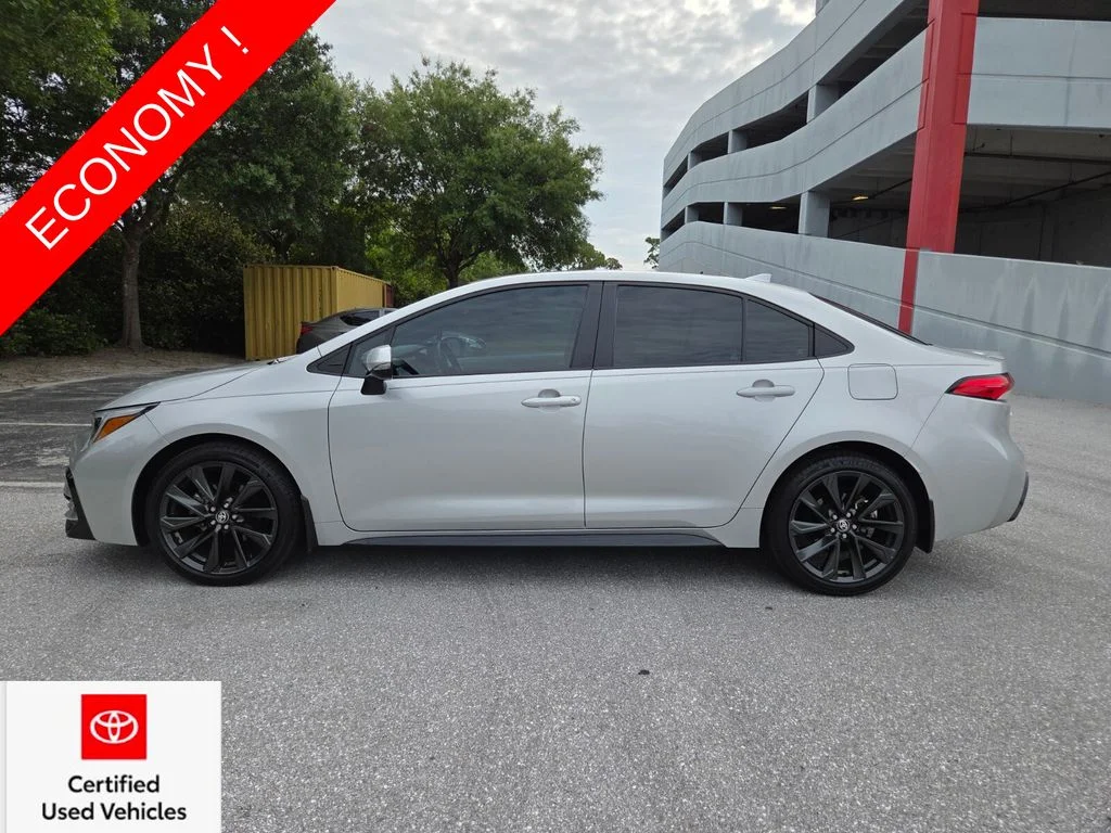 Certified Used 2025 Silver Toyota SE image 8