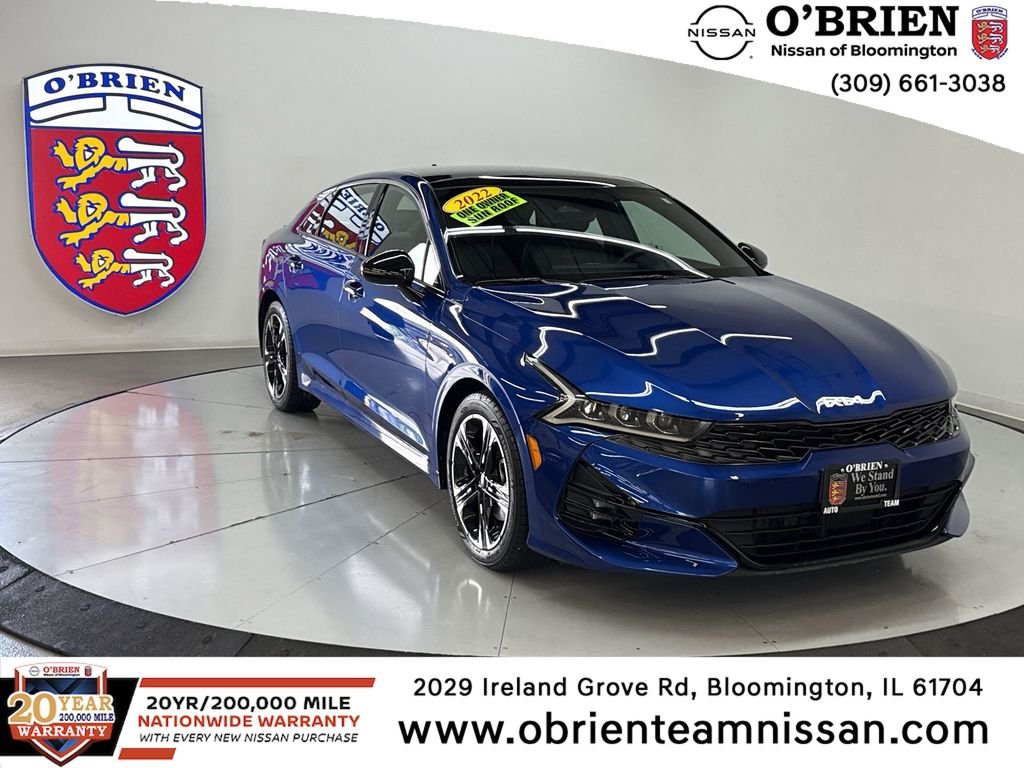Used 2022 Sapphire Blue Kia GT-Line image 1