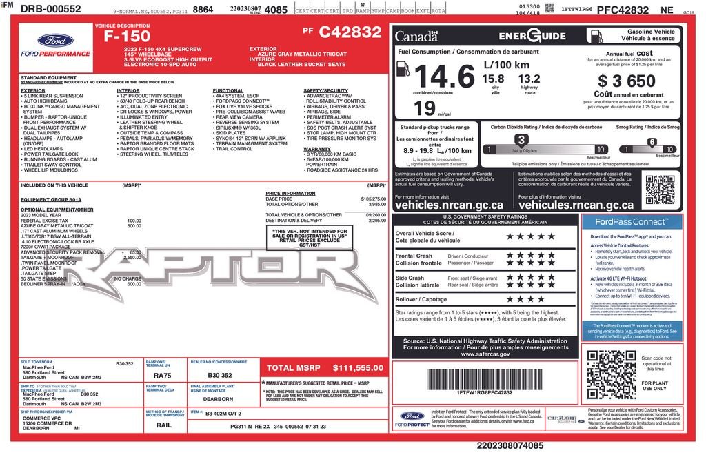 Used 2023 Blue Ford Raptor image 26