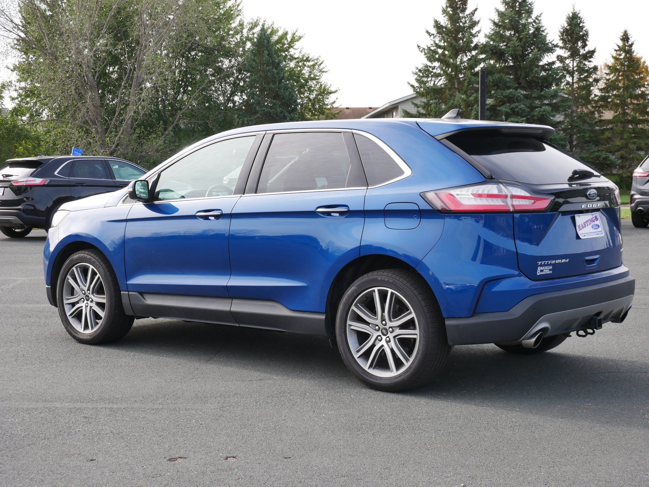 Used 2023 Blue Ford Titanium image 3