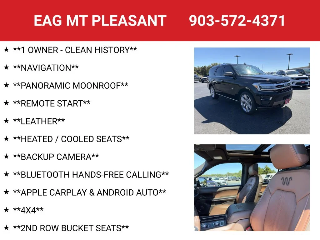 Used 2022 Agate Black Metallic Ford King Ranch image 4