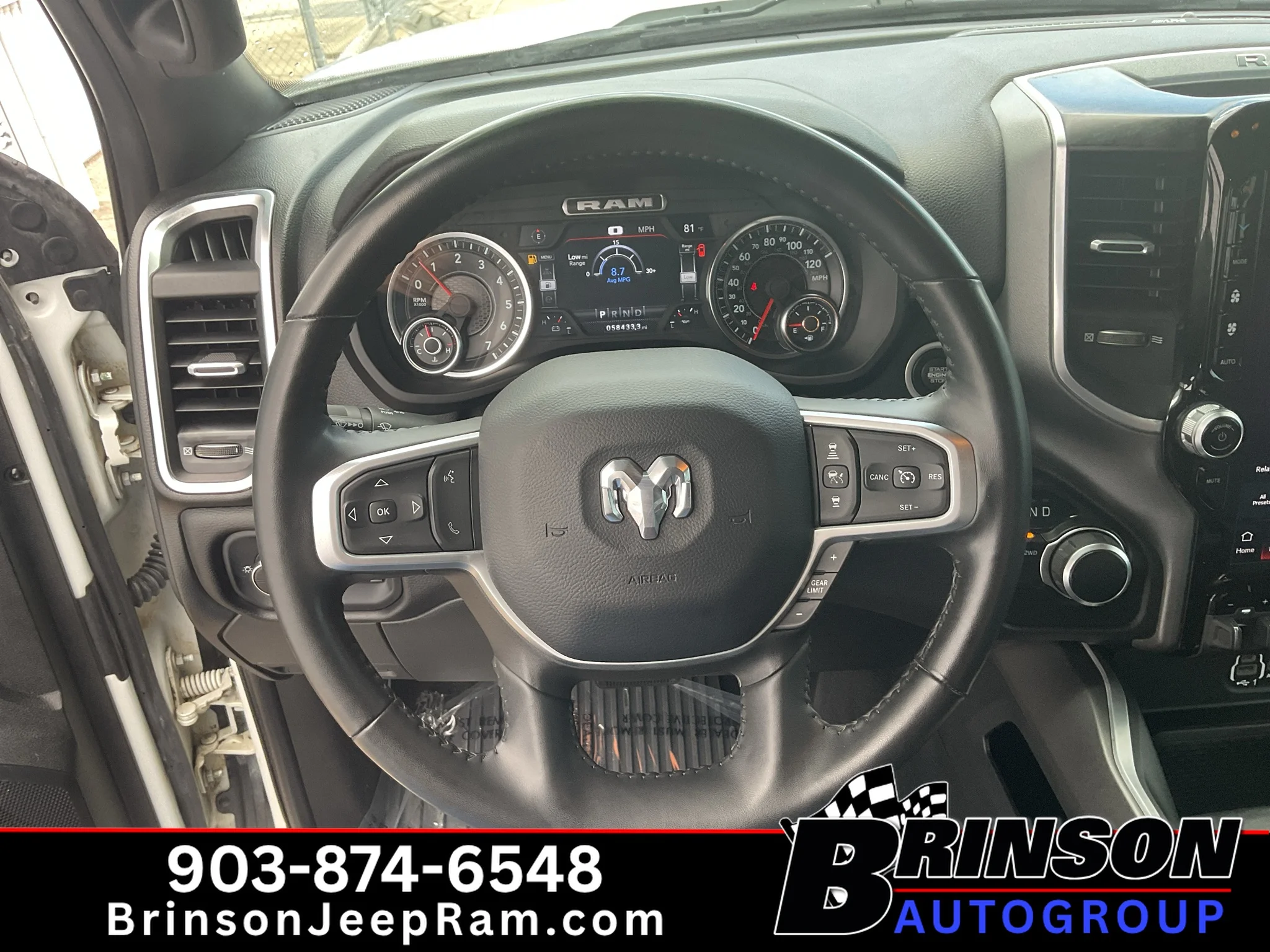 Used 2024 Bright White Clearcoat Ram Big Horn image 30