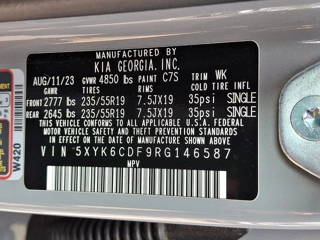 Certified Used 2024 Gray Kia X-Line image 28
